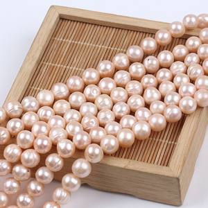 สร้อยคอมุกน้ำจืดเกรด AAA ขนาด 9-10 มม. ทรงเกือบกลม พร้อมตำหนิเล็กน้อย มุกเม็ดเดี่ยว - แหล่งผลิตโดยตรง ขายส่งและขายปลีก - Product Image 2