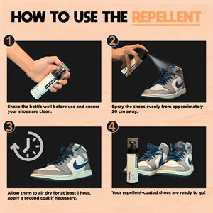 Spray hydrofuge et anti-taches Shoe Mistri 100ML pour cuir, daim, nubuck, toile, baskets, bottes, protection imperméable - Product Image 6