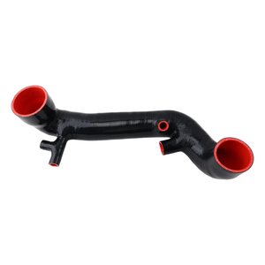 Kit d'admission d'air froid haute performance en aluminium pour Mercedes W205 C200 C300 M264 (2018-2021) - Fournisseur d'usine AIM119-BK-RD - Product Image 5