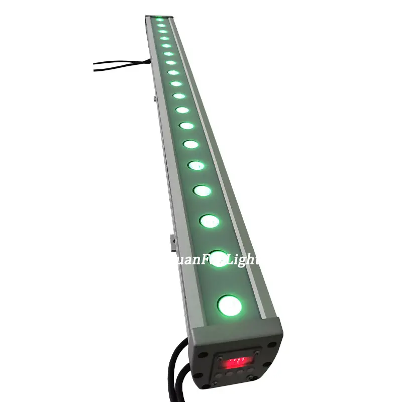 Wedding party dj disco ip65 linear bar 3 in1 18*3w led rgb bar wall washer light