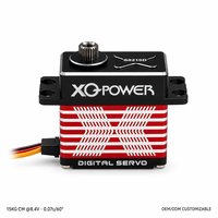 Moteurs Servo en Gros à Vendre XQ-POWER XQ-S8215D 15KG Haute Vitesse Sans Noyau Étanche pour Bras Robotique Hélicoptère 8.4V HV
