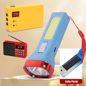 ชุดระบบพลังงานบ้านแบบพกพา 10W พร้อมวิทยุ FM ไฟฉายพลังงานแสงอาทิตย์ และแบตเตอรี่ลิเธียมไอออน MPPT โพลีคริสตัลไลน์ซิลิคอน - Product Image 4