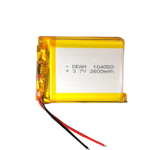 מותאם אישית 104050 2400mah 2600mah 3.7v ליתיום פולימר סוללה ליתיום יון נטענת תאי סוללות Lipo סוללות - Product Image 2