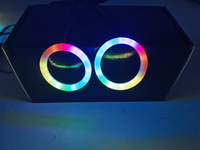 Diffuseur en coton APP Control avec anneaux Halo séquentiels 70mm 80mm Angel Eyes LED New Condition Caractéristiques Chasing Patterns