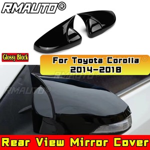 Coques de protection pour rétroviseurs latéraux de voiture, capuchons de rétroviseurs pour Toyota Corolla 2014-2018, kit carrosserie, accessoires automobiles - Product Image 2