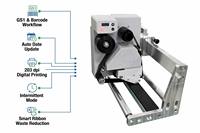 Codeur de marquage à chaud de remplacement - Imprimante TTO NanYun 24 mm contrôlée par téléphone portable pour la marquage de date, de lot et de code QR sur les emballages alimentaires pour machine VFFS