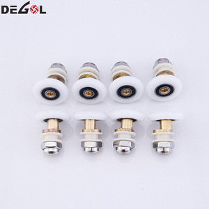 South America Nylon Runner Wheel Single Pulley Glass Door Rollers Sliding Doors Shower Cabin Pulley Runner Rowing Machine Wheel