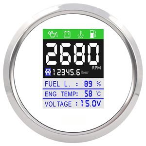 Accesorios para Moto: Medidor Combinado CAN Bus de Aceite/Temperatura/Voltaje de 85mm al por Mayor para Tableros de Coche, Barco y Triciclo - Product Image 3