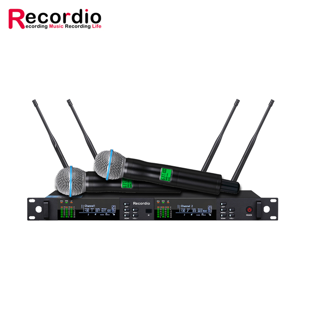 GAW-BR902D High Quality True Diversity UHF Wireless Microphone Handheld Microphone for Stage,Speech, Church