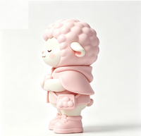 Figurine d'art de collection personnalisée en forme de mouton, statue de dessin animé en PVC et ABS, fabrication OEM en Chine, figurine personnalisée pour la vente en gros de produits de marque