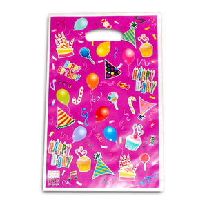 Geschenktüte für Erwachsenen-Geburtstagsfeier mit <span class=keywords><strong>POPP</strong></span>-Perlen und Happy Birthday-Hauptmotiv sowie Süßigkeitentüte - Product Image 5