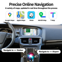Interface CarPlay sans fil Android Auto pour Volvo 7 pouces XC60/V60/S80/S60/V40 (2011-2015) - Navigation Android Auto Airplay