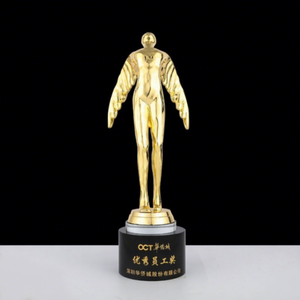 Trofeo in Metallo Placcato Oro Personalizzato con Stampa UV per Competizioni di Skate, Souvenir e Ricordi - Product Image 4