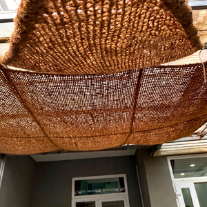 Natural Coconut Fiber <b>Shade</b> Sail - Eco-Friendly Outdoor <b>Sun</b> Protection for Garden, Patio & Farm Use - Product Image 1