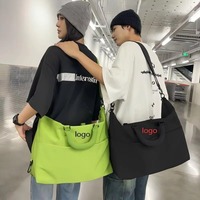 Sac de sport personnalisé avec logo, sac de voyage léger de grande capacité, sac de sport pour la remise en forme, le camping, les voyages d'une nuit, les week-ends