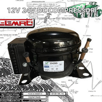 Compresor de Refrigeración Original Nuevo para Cadena de Frío de Hielo y Nieve LBP ZH35G DC 12V/24V R134a, Compresor de Aire Acondicionado de Cobre