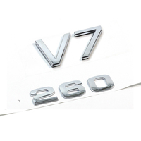 Badges de voiture en plastique avec lettres chromées modernes - Autocollants personnalisés imperméables avec logo Chenliang pour carrosserie et coffre de voiture
