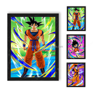 Custom Design 3d Flip Picture Anime Lenticular <strong>Prints</strong> With Frame