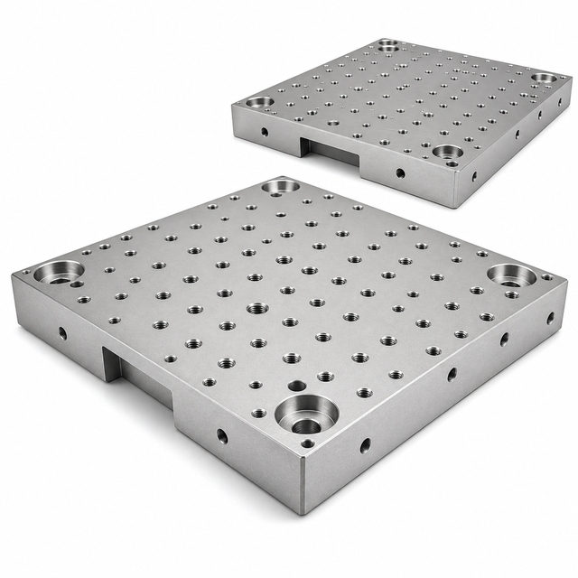 Custom MIC-6 Aluminum Tooling Plate CNC Machining Service for Precision Base Plates and Semiconductor Equipment Precision Parts