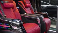 Sièges de voiture en cuir réglables Benz Classe V Vito Hiace Sièges de classe affaires Sièges de luxe Vip pour van Trône de cristal ensoleillé 6.0