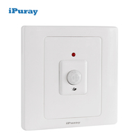 Interruptor con Sensor de Presencia PIR Tipo 86, 220-240V, Requiere Cable Neutro, Alta Potencia