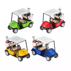 Carrito de Golf en Miniatura a Escala 1:36, Modelo de Auto de Aleación, Excelente Idea de Regalo para Niños, Auto de Juguete con Mecanismo de Retroceso - Product Image 1