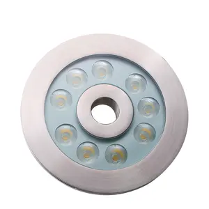 316ss LED hồ bơi ánh sáng IP68 không thấm nước ngoài trời dưới nước đài phun nước đèn DC24V 9*2 Wát thay thế LED Đèn đài phun nước