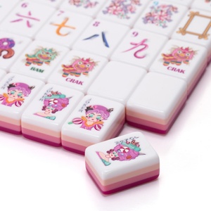 <span class=keywords><strong>Mahjong</strong></span> 10 authentique de luxe américain, moderne, portable, de haute qualité, écologique, résistant à l'eau, durable, en acrylique à 4 couches - Product Image 4