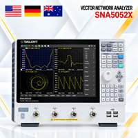 Analyseur de réseau vectoriel SIGLENT SNA5052X à 2 ports, 300 KHz-8,5 GHz, écran tactile VNA pour les tests de laboratoire RF micro-ondes
