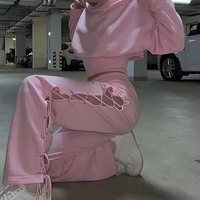 Nouvelle Collection : Ensemble Survêtement Femme 2 Pièces (Haut à Capuche et Pantalon) – Vente en Gros, Tenue de Jogging Personnalisable