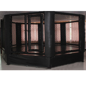 Cage octogonale en acier détachable sur mesure à bas <span class=keywords><strong>prix</strong></span> pour MMA, <span class=keywords><strong>UFC</strong></span>, boxe, lutte, entraînement en salle de sport - Product Image 4