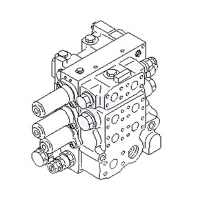 723-63-12101 723-63-12100 723-63-11104 katup kontrol Assy untuk Komatsu D65E D65E-12 D85E D85ESS bulldoser - Product Image 2