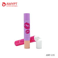 Tubes de brillant à lèvres vides de 10g, souples et compressibles, avec bouchon à vis, pour cosmétiques et rouges à lèvres, emballage en tube plastique personnalisable avec logo, vente en gros