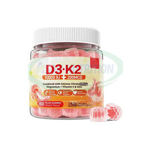Gomitas con Vitamina D3 y K2 de ASAP OEM, Favorecen la Salud Ósea y Muscular, Suplemento Orgánico para Adultos - Product Image 1