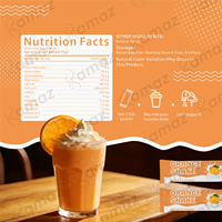 Poudre de Milkshake Minceur Orange pour Régime Diététique Sain, Contrôle du Poids, Perte de Poids, Brûleur de Graisse, Livraison Rapide