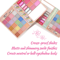 Set Kit rias anak perempuan, kotak kosmetik tidak beracun, mainan anak perempuan pabrikan profesional