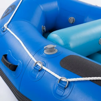 Bateau de pêche gonflable pliable en PVC épaissi pour 1 personne, stable et durable, pour la dérive, le rafting en rivière, les sports de plein air, fabrication OEM CE