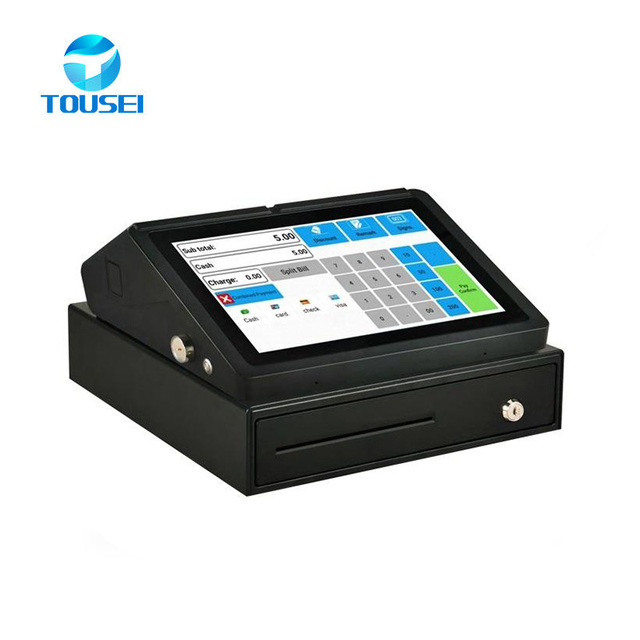 Android Cash Register Touch Screen Tablet Smart Pos Pc Software Thermal Price Checker System Billing Machine 15 Inch Money Boxes