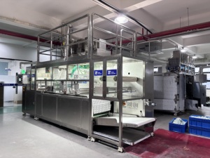 Machine d'emballage haute vitesse de type plat pour lessive en poudre, liquide et dosettes, facile à utiliser, fonctions d'emballage et de remplissage PLC - Product Image 5