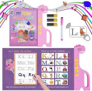 Livre sonore d'apprentissage ABC, livre interactif avec <span class=keywords><strong>alphabet</strong></span> anglais et <span class=keywords><strong>espagnol</strong></span>, comptage, musique et activités de traçage - Product Image 6