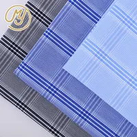 Yeni tasarım custom made dokuma ipliği boyalı pamuklu naylon spandex çek gömlek kumaşı