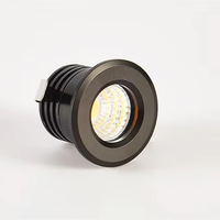 Moderne 3W 12V LED Encastré Plafonnier Mini Spot Downlight Spot Aluminium pour Bijoux Exposition Vin Vitrine Cabinet