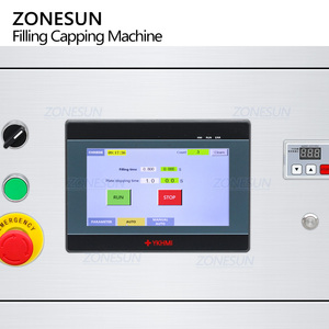 ZONESUN ZS-AFC1CB Monoblock Desktop Automatic Rotary Magnetic <b>Pump</b> <b>Small</b> Bottle Glass Vials Liquid Filling and Capping Machine - Product Image 4