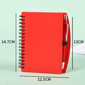 <b>A6</b> Students Pen Coil Soft Portable Wholesale PP Loose-Leaf Business Notebook Exercise Book Thermal Transfer Printing Advertising - Product Image 4