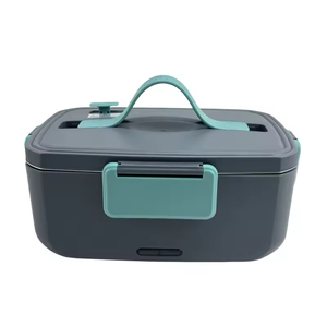 2L <b>Large</b> Capacity Car Double Electric Lunch <b>Box</b> Electric Heated Lunch <b>Box</b> Stainless Steel Portable Insulated Lunch <b>Box</b> - Product Image 2
