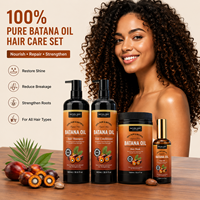 SILU Honduras - Champú y Acondicionador de Aceite de Batana Natural, Suero Reparador para el Crecimiento del Cabello, para un Cabello Fuerte, Brillante y Saludable, Suministro de Fábrica OEM