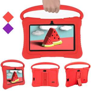 Tablette PC éducative pour enfants 2024, 7 pouces, processeur quadricœur Allwinner, couleur <span class=keywords><strong>rose</strong></span>/<span class=keywords><strong>bleu</strong></span>, avec logiciel de jeu pour enfants Iwawa - Product Image 1