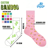Nouvelles chaussettes mi-mollet pour hommes et femmes, motifs animaux, fleurs, koalas, moutons, canards, cochon, chaussettes amusantes à motifs de dessins animés