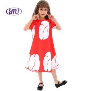 Costume de cosplay <span class=keywords><strong>Lilo</strong></span> Anime Pelekai pour adultes unisexe, t-shirt rouge mignon, ensemble pour festival et performance - Product Image 4