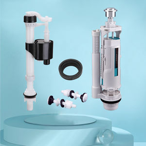 Venta caliente <span class=keywords><strong>universal</strong></span> WRAS <span class=keywords><strong>mecanismo</strong></span> de doble <span class=keywords><strong>descarga</strong></span> válvula de entrada de llenado accesorios mecánicos del tanque para inodoro de dos piezas - Product Image 1